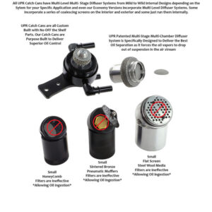 UPR Pro-Series Hellcat Demon Redeye Fender Mount Oil Catch Can 6.2L Plug N Play ™ 2.5-inch Can For 6.2 Hemi