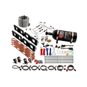 Nitrous Outlet Dodge 2015-2023 6.2L Hemi Hellcat/Challenger/Charger/Red Eye/Demon/2018-2021 Track Hawk Blower Spacer Plate System - Gas/E85 (45-55psi)(130-400HP)