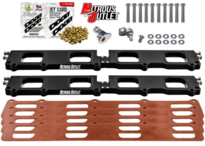 Nitrous Outlet Dodge 2015-2023 6.2L Hemi Hellcat Challenger/Charger/Red Eye/Demon/2018-2021 Track Hawk Whipple 3.0 Blower Spacer Plate Conversion (130-400HP)