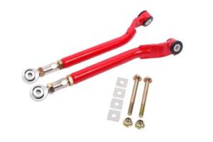 BMR Charger/Challenger Toe Rods, Rear, On-car Adjustable, Delrin/rod End Combo