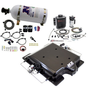 Nitrous Express Billet Supercharger Lid W/ Integrated Nitrous And Water/Methanol For Hellcat/Demon