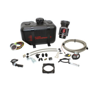 Nitrous Express Stage 2.5 Boost Cooler 2008+ Dodge Challenger/Charger Rt 5.7 / 6.1 / 6.4 Forced Induction Water-Methanol Injection Kit (Stainless Steel Braided Line, 4AN Fittings)