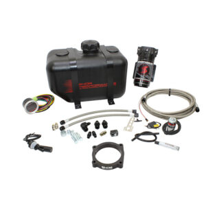 Nitrous Express Stage 2.5 Boost Cooler 2015+ Dodge Challenger/Charger Hellcat/Demon Forced Induction Water-Methanol Injection Kit (Stainless Steel Braided Line, 4AN Fittings)