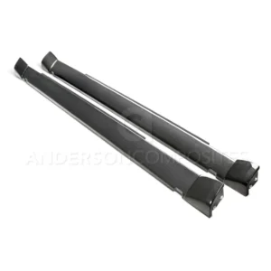 Anderson Composites 2018-2024 Dodge Challenger Hellcat Widebody/Demon/Redeye/Scat Pack Carbon Fiber Side Rocker Panels (Pair)