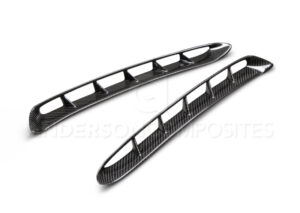 Anderson Composites 15-17 Mustang Carbon Fiber GT350 Style Fender Vent Inserts