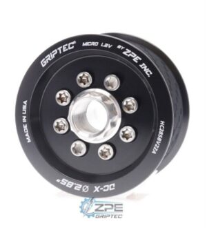 100mm 6 Rib ZPE GripTec® 2pc ESS L3 Black Pulley & Hub Kit