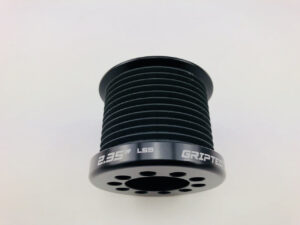 2.25" 11 Rib ZPE GripTec® 2pc LPE LS9 L2 Stainless Pulley Only