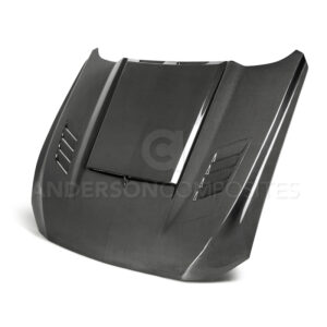 Ford Mustang Ram Air Double Sided Carbon Fiber Hood