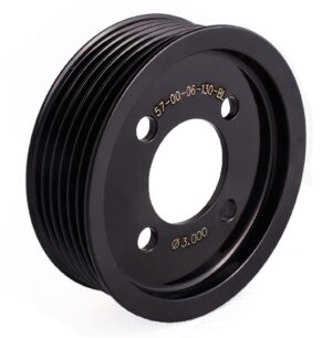 100mm 10 Rib ZPE GripTec® 2pc Magnuson LSA/LT4 2650 TVS L3 Black Pulley